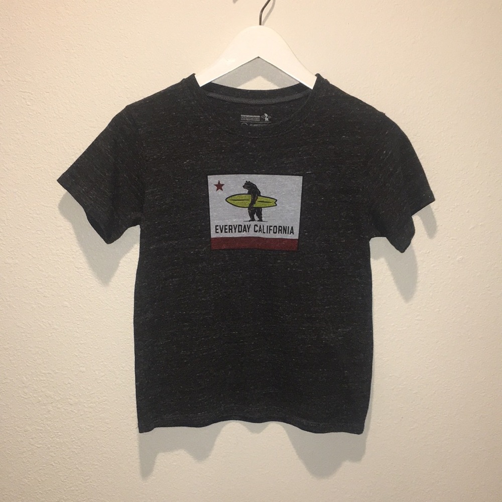 Everyday California Flag Surf Bear Tee Shirt size 8